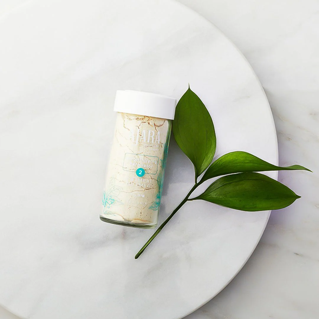 Oatmeal Nutmeg Smoothifying Exfoliator (For Dry/Vata Skin) - Image 4