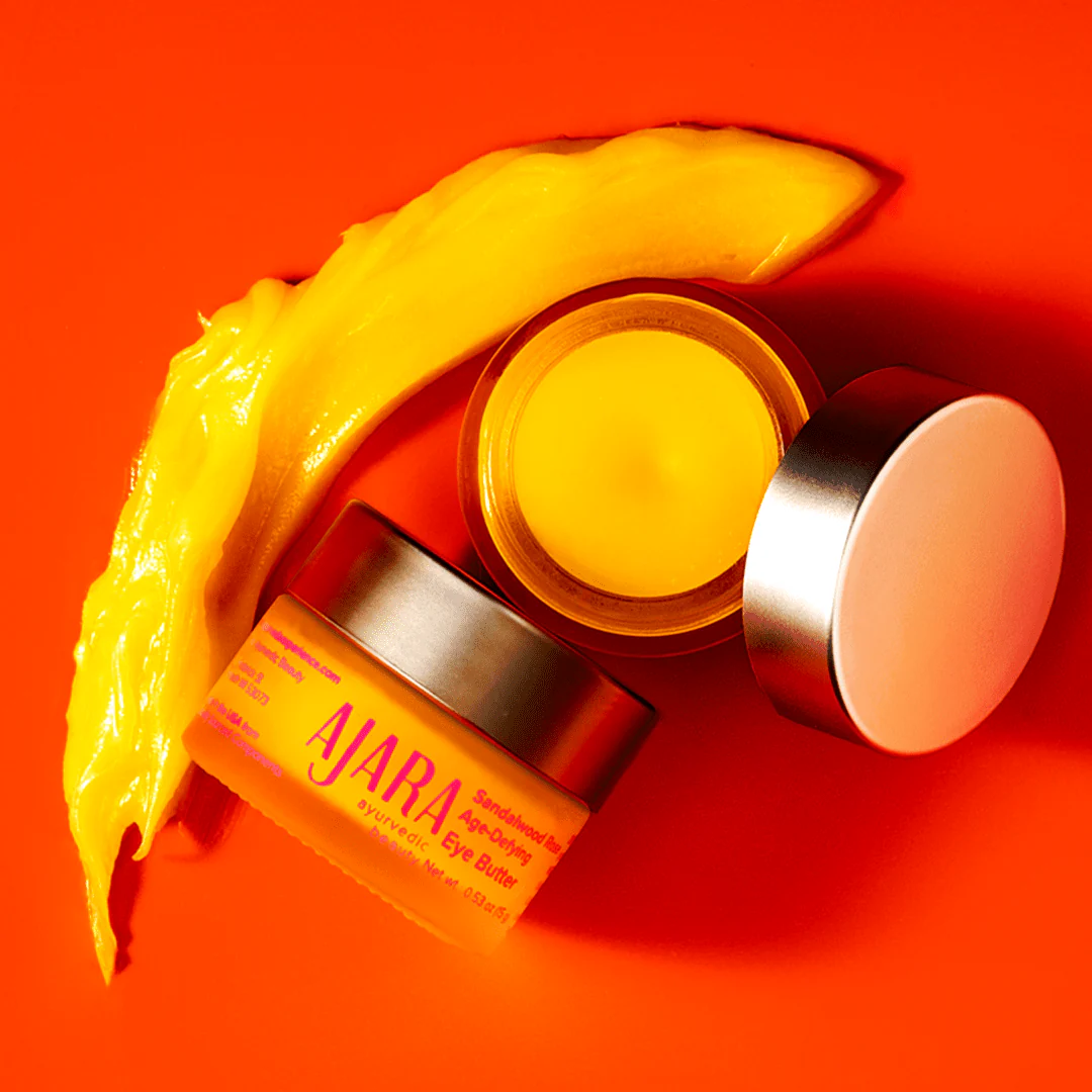 Ajara Sandalwood Rose Age Defying Night-Time Eye Butter - Along With Ghee, Sandalwood and Other Natural Ingredients
