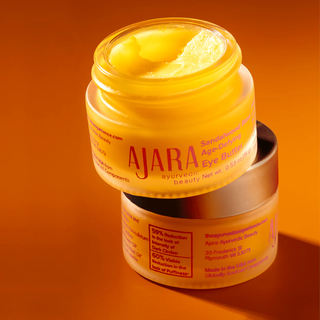 Ajara Sandalwood Rose Age Defying Night-Time Eye Butter - Along With Ghee, Sandalwood and Other Natural Ingredients - Image 4