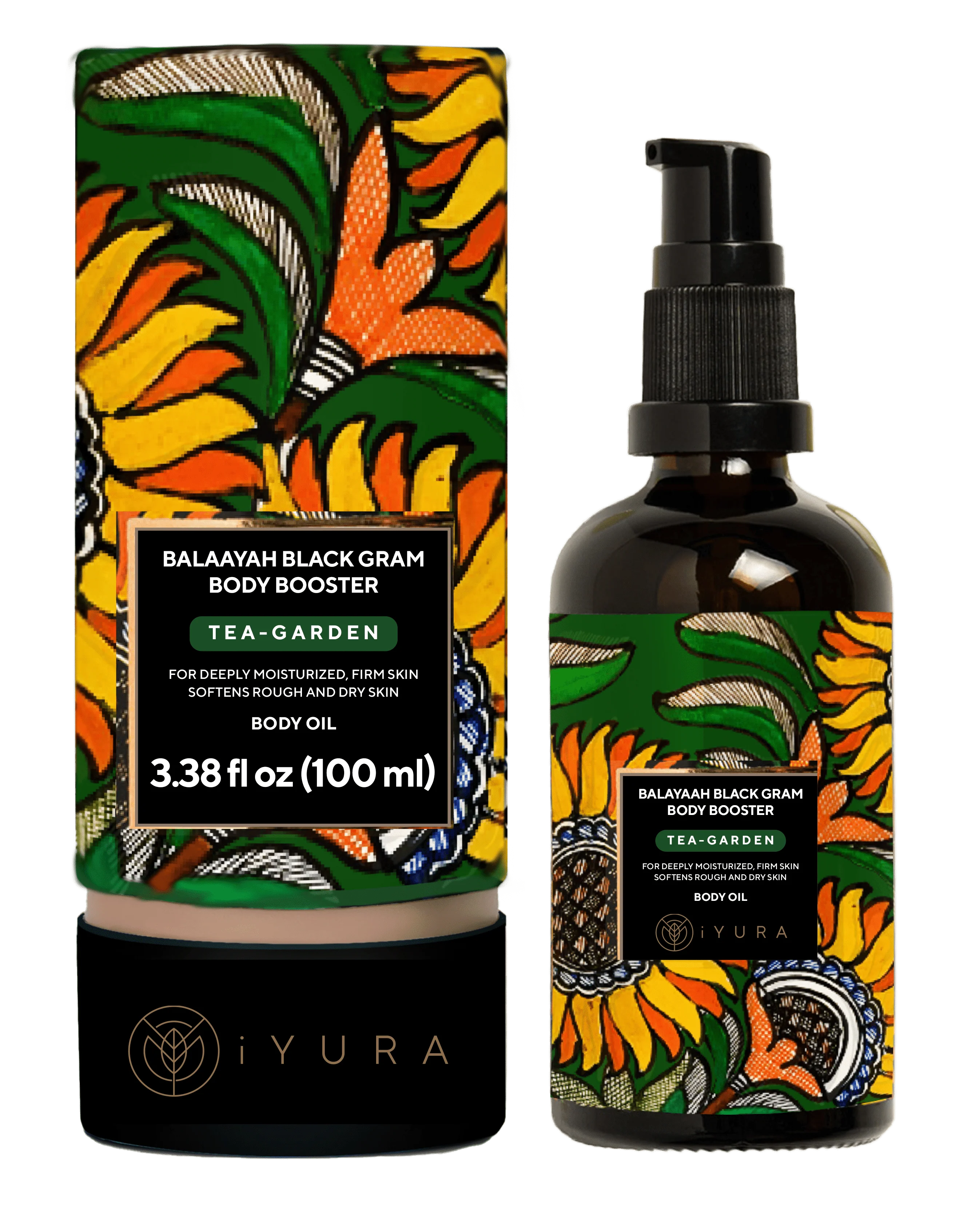 Balaayah Black Gram Body Booster - Tea-Garden Blend - With Grapefruit, Tea Leaf Extract, & Neroli - Image 7