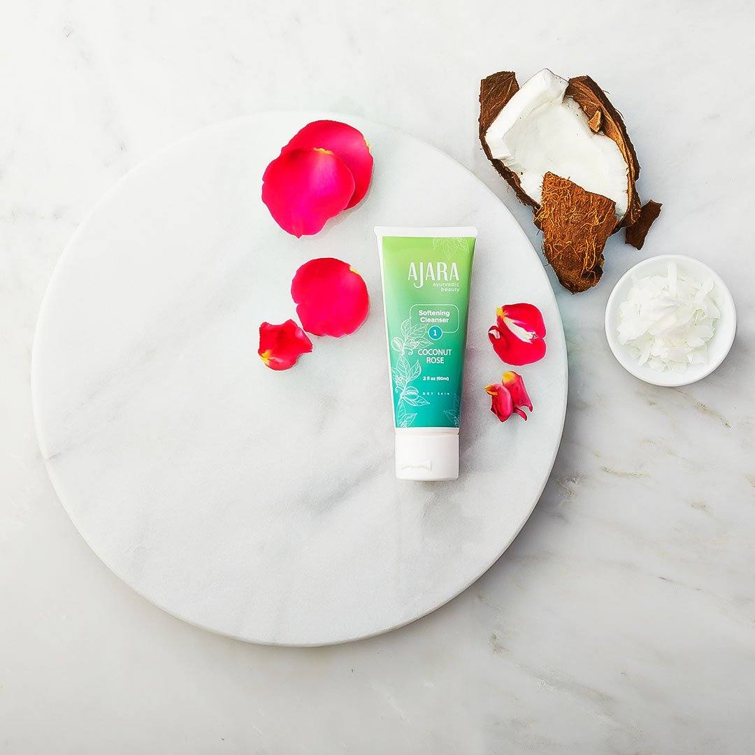 Coconut Rose Softening Cleanser - For Dry, Mature Skin - Leaves Skin Feeling Clean, Refreshed and Moisturized - Image 3
