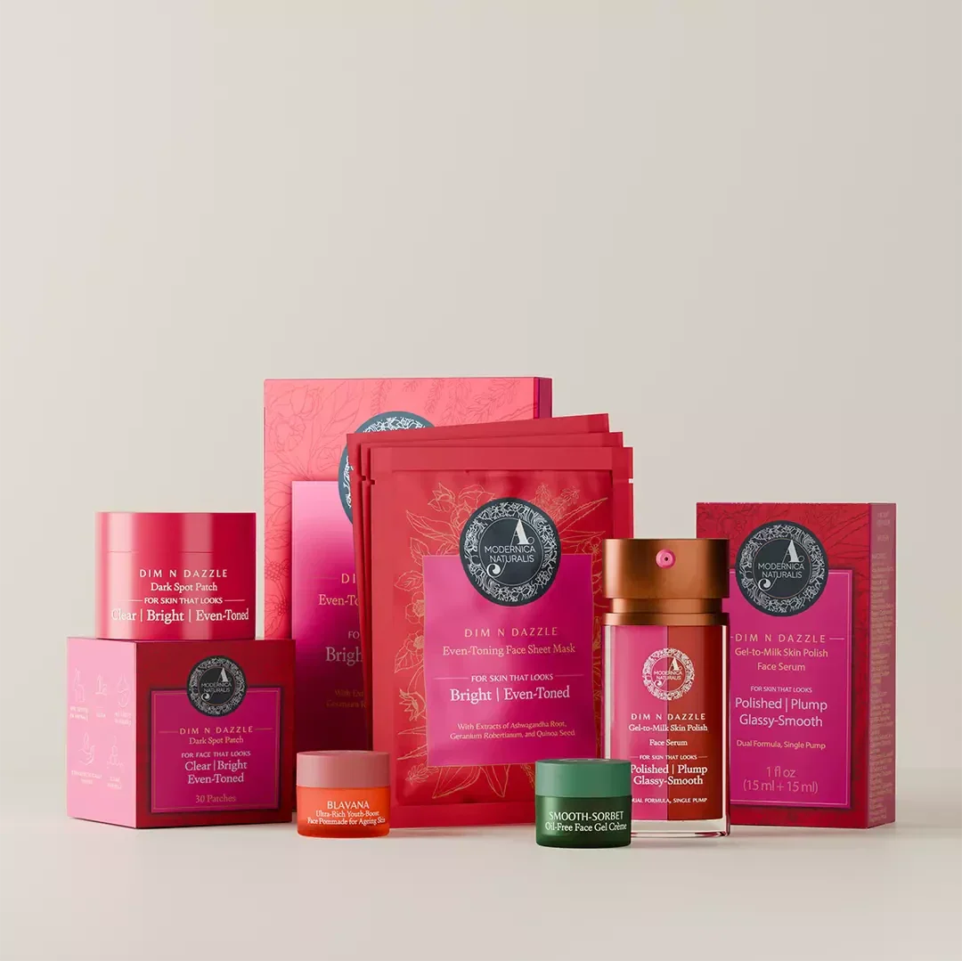Dim N Dazzle Complete Even-Tone and Glow Trio - 3 Targeted Glow-Getters, 1 Powerhouse Kit