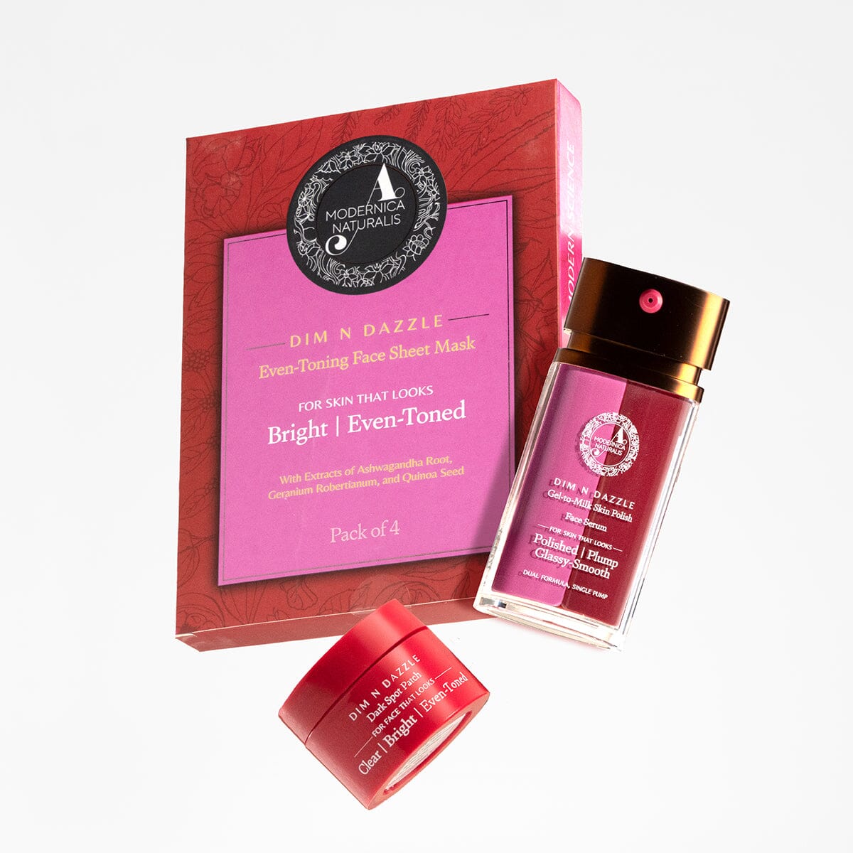 Dim N Dazzle Complete Even-Tone and Glow Trio - 3 Targeted Glow-Getters, 1 Powerhouse Kit - Image 3
