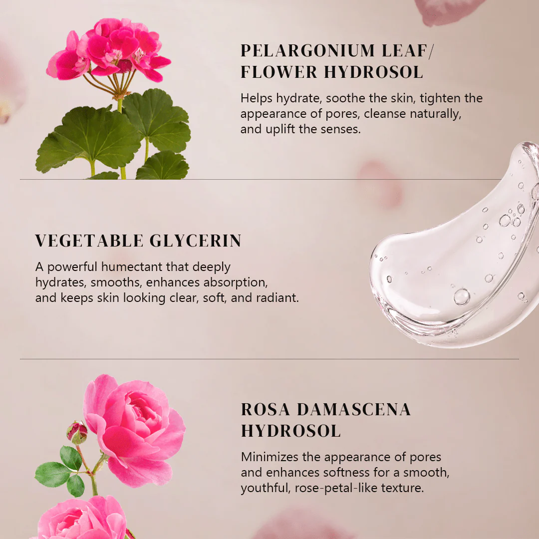 Geranium Rose Hydrating Toner - Hydrating, Moisturizing, and Cooling - Image 3