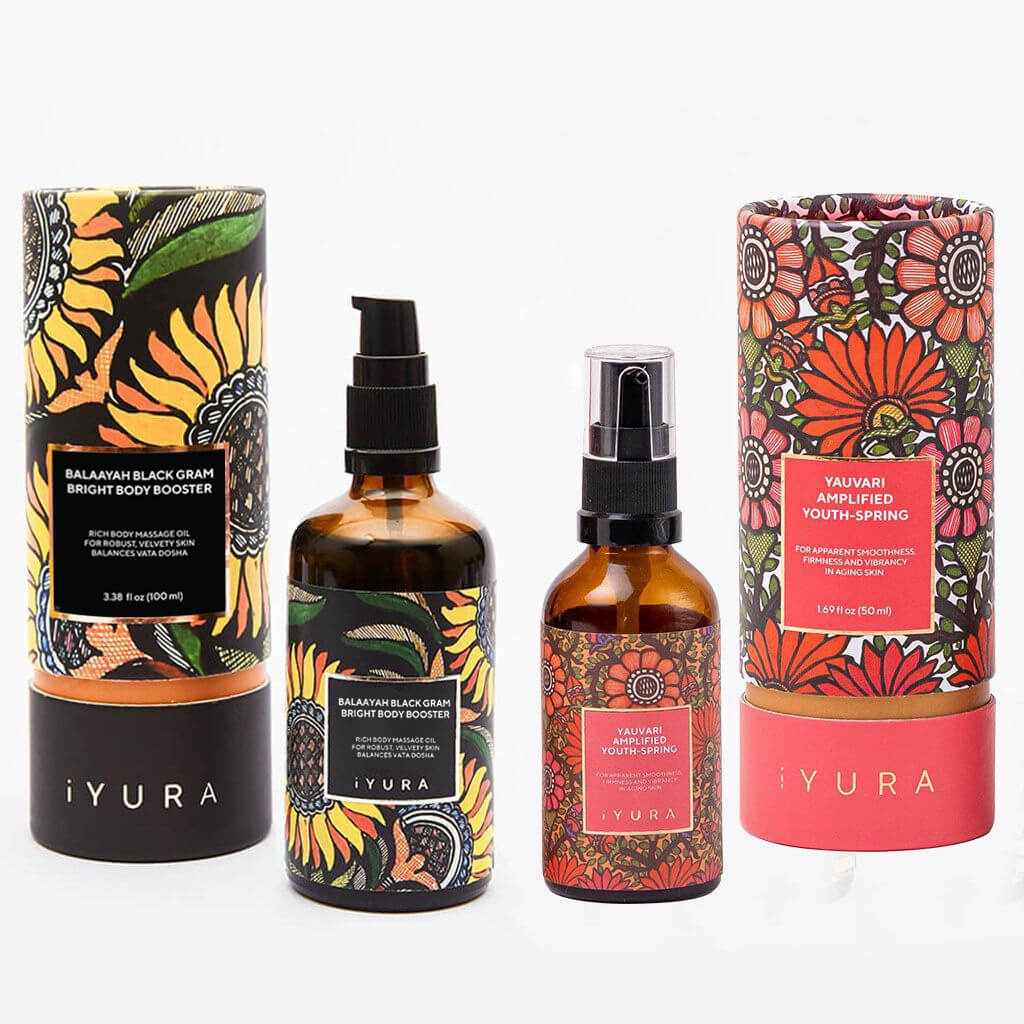 Black Gram Face & Body Duo - With Yauvari Amplified Youth Spring and Balaayah Black Gram Bright Body Booster