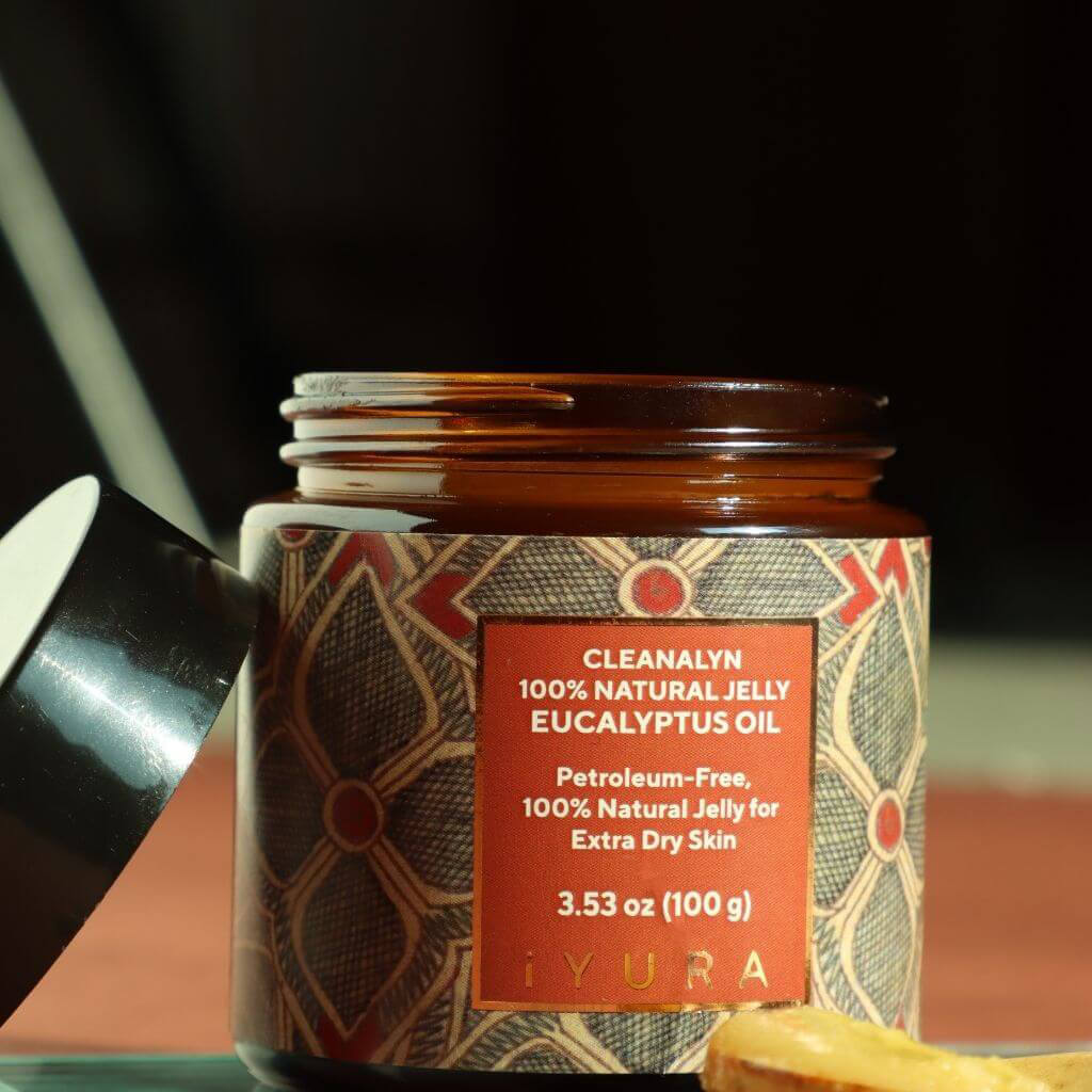Cleanalyn Natural Jelly: Eucalyptus - Petroleum-Free, 100% Natural Jelly for Extra Dry Skin - Image 3