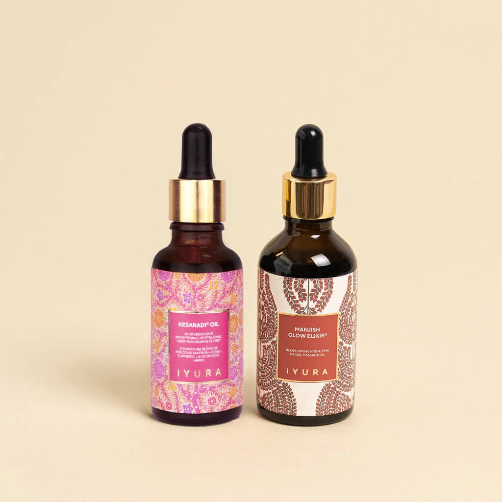 Day & Night Face Oil Duo - Best Moisturizer for Healthy Skin - Ayurvedic Natural Skincare Set - Image 5