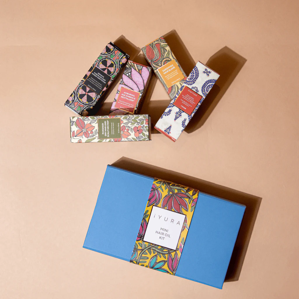 Mini Hair Oil Kit - 5 Ayurvedic Hair Oil Minis - Image 6