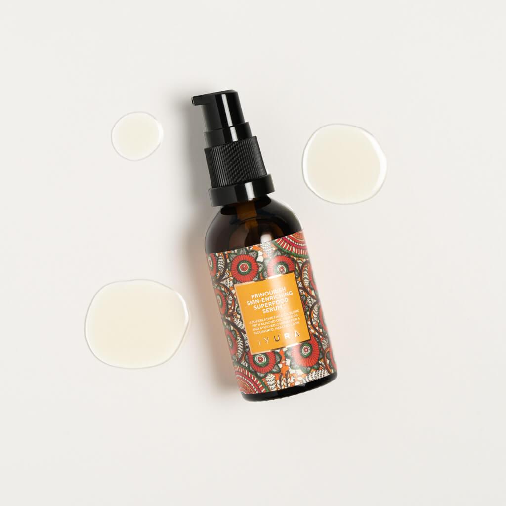 Prinourish Skin-Enriching Superfood Serum - With Almond Oil, Olive Oil, Turmeric, Mango and More Ayurvedic Herbs - Image 5