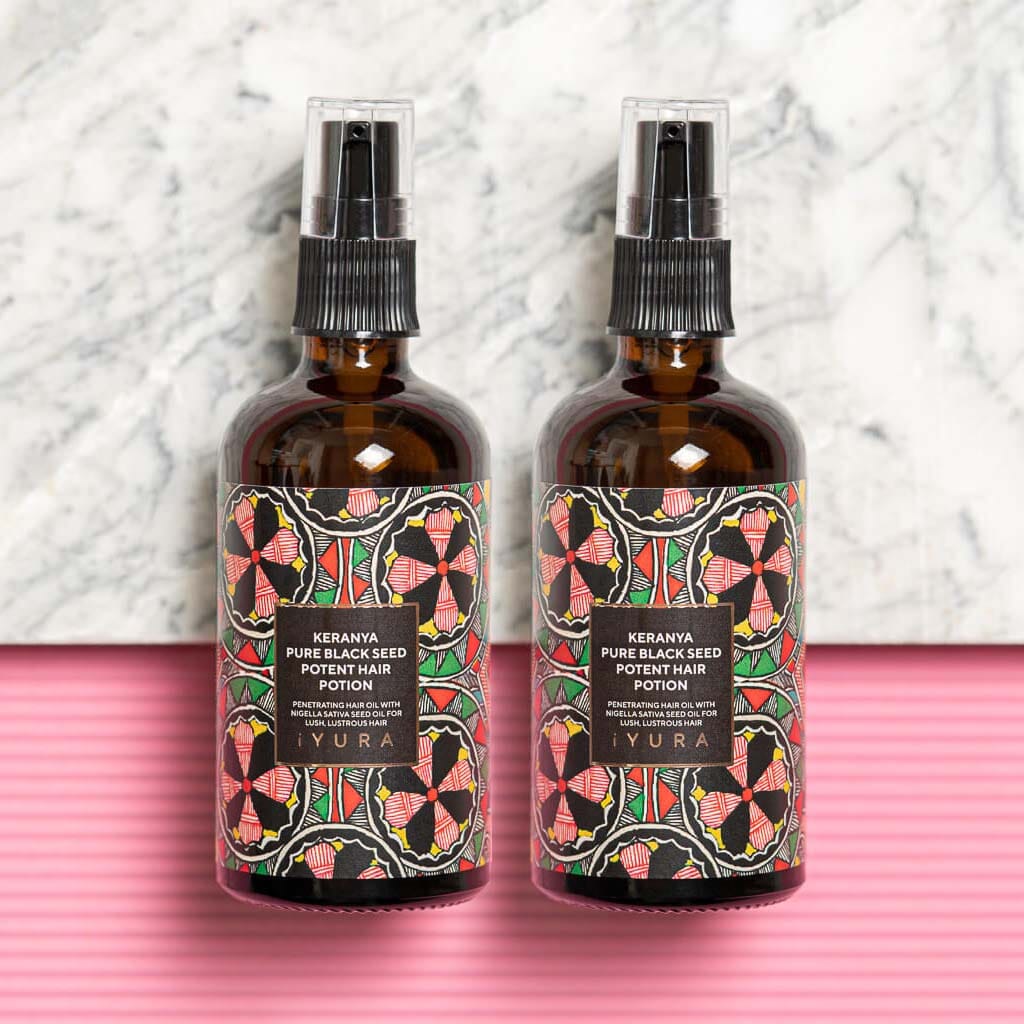 Keranya - iYURA's Ayurvedic Secret to Long, Lush, Voluminous Hair - Pack of 2