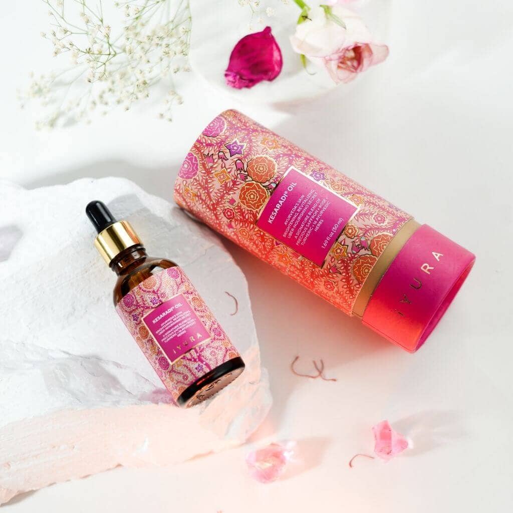 Kesaradi Daily Glow - An Ayurvedic Saffron Face Oil to Moisturize Dry Skin or Sensitive Skin - Natural Skincare for Glowing and Supple Skin - Image 7