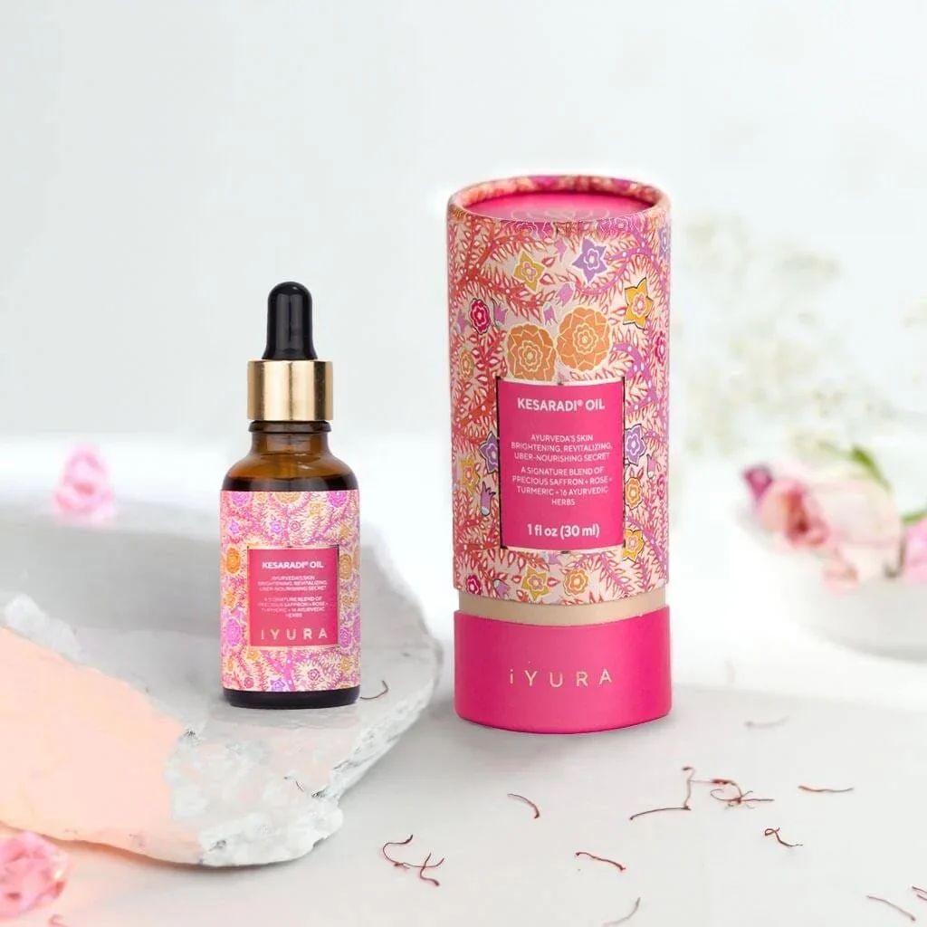 Kesaradi Face Oil - For Dry or Sensitive Skin - Natural Skincare for Day-Time Glowing Skin