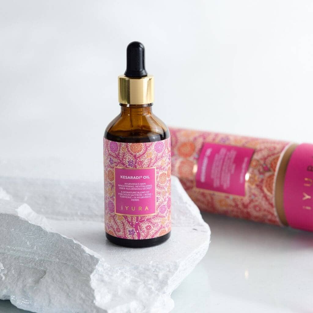 Kesaradi Face Oil - For Dry, Sensitive Skin - Ayurveda’s Brightening, Revitalizing, Uber-Nourishing Secret - To Get a Luminous Complexion - Image 3