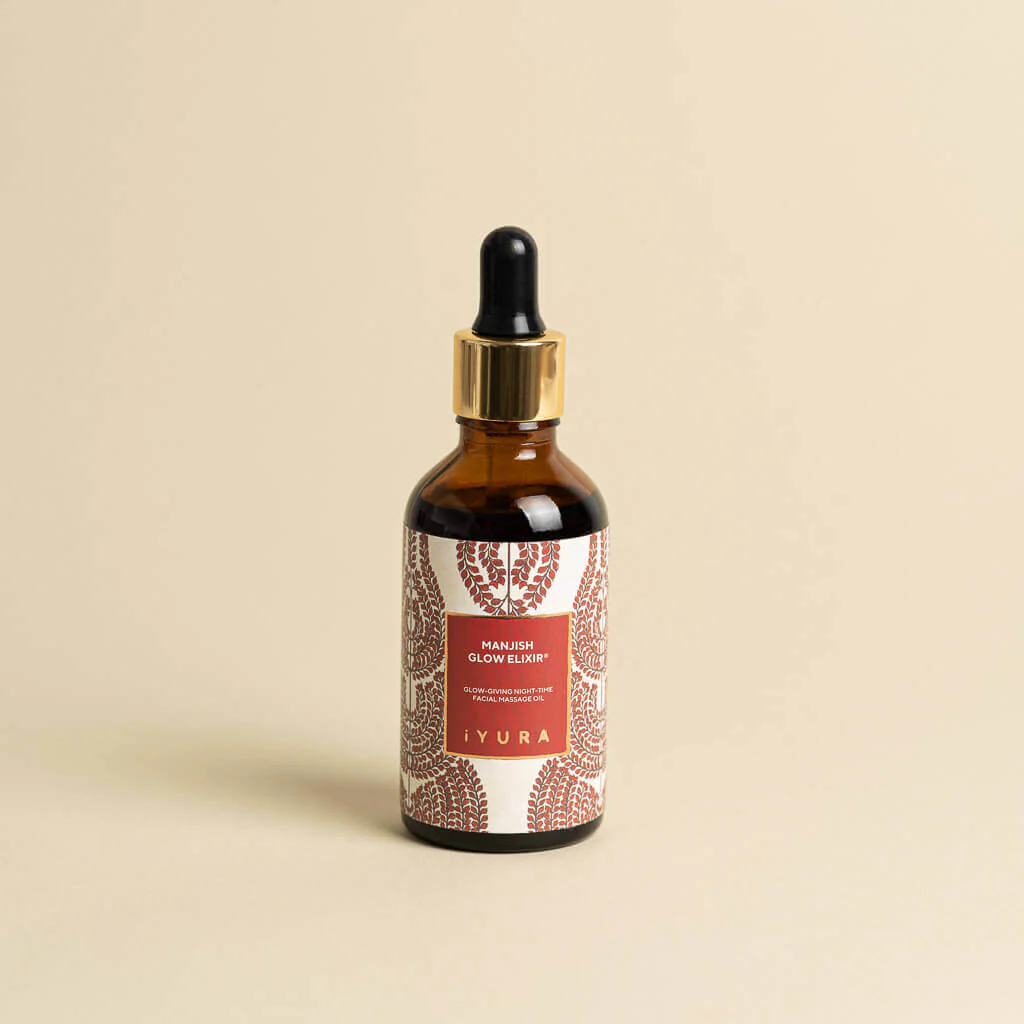 Manjish Glow Night Time Elixir - An Ayurvedic Night Face Oil - For Natural, Long-Lasting Glow - Image 8