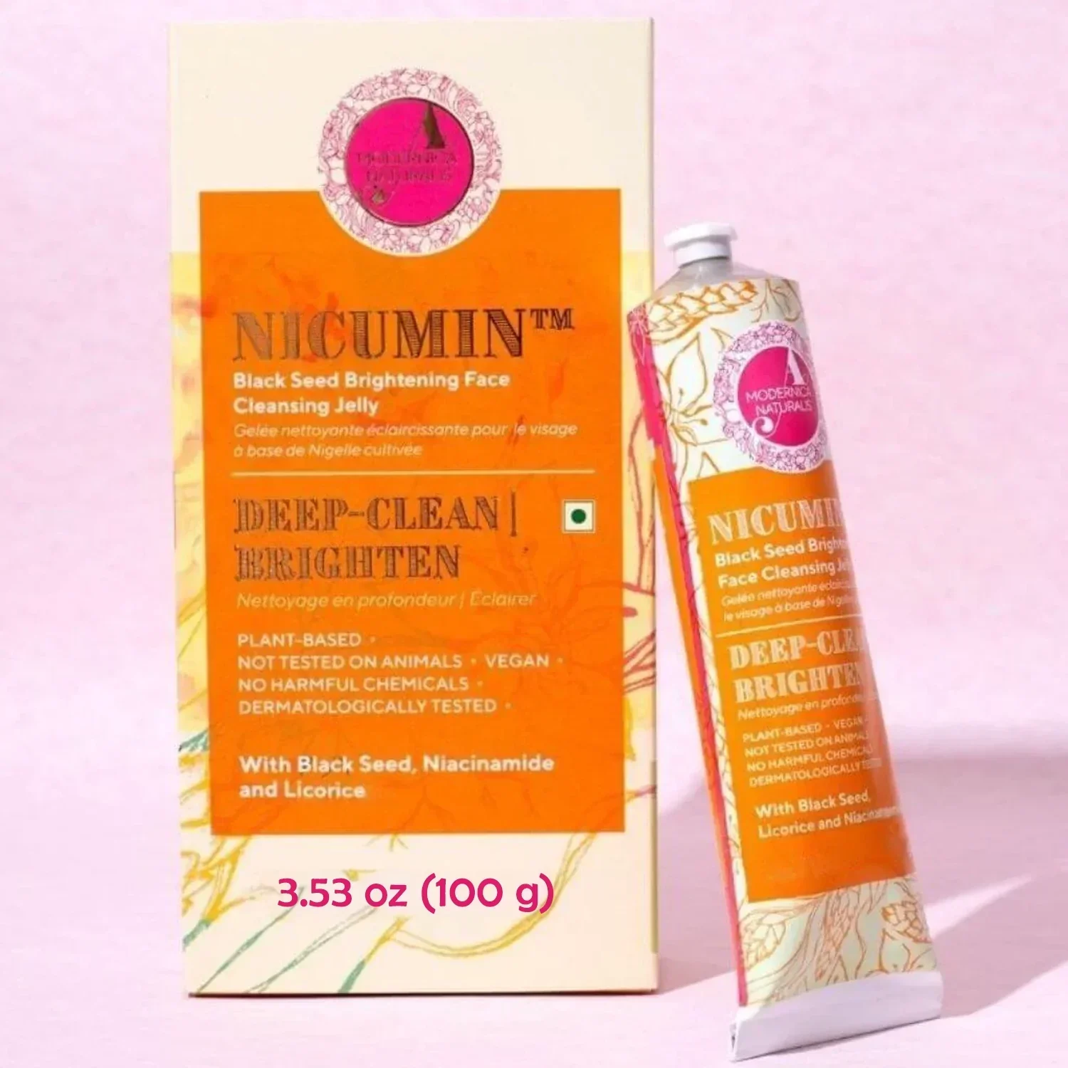 Nicumin Black Seed Brightening Face Cleansing Jelly - Deep Cleansing Everyday Wash - With Kalonji Oil, Saffron, Licorice and Niacinamide - Image 5