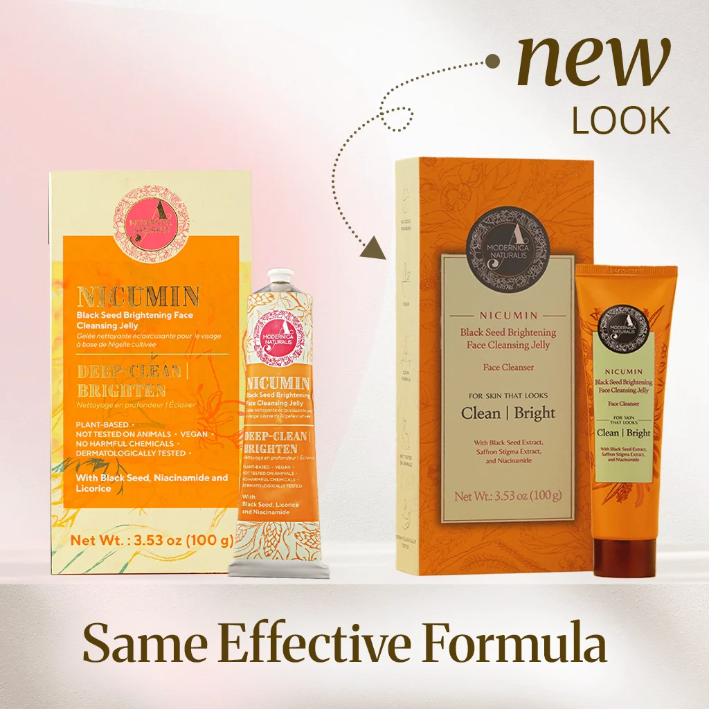 Nicumin Black Seed Brightening Face Cleansing Jelly - With Potent Extracts of Kalonji Seed, Licorice and Saffron Enriched With Niacinamide - Image 3