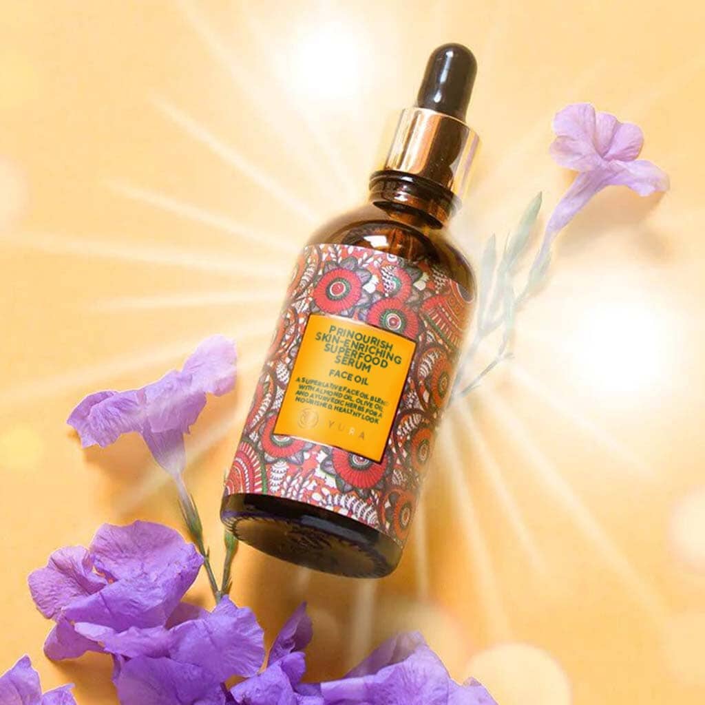 Prinourish Skin-Enriching Superfood Serum: With Almond Oil, Olive Oil, Turmeric, Mango and More Ayurvedic Herbs - Image 3