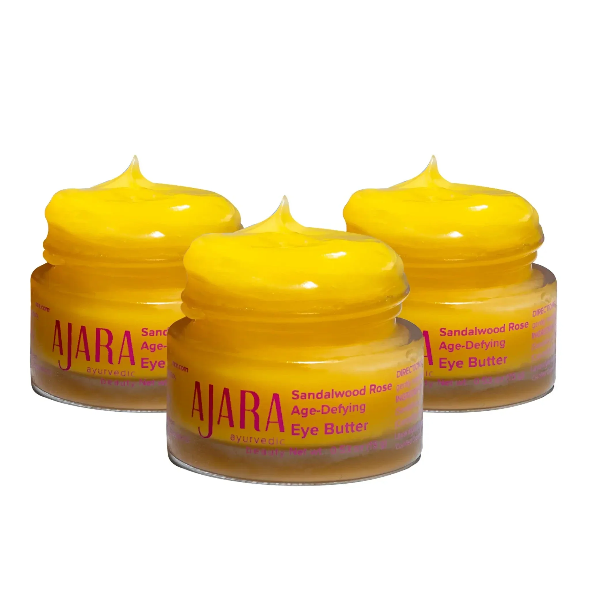 Sandalwood Rose Age Defying Eye Butter - Along With Ghee, Sandalwood and Other Natural Ingredients - Pack of 3