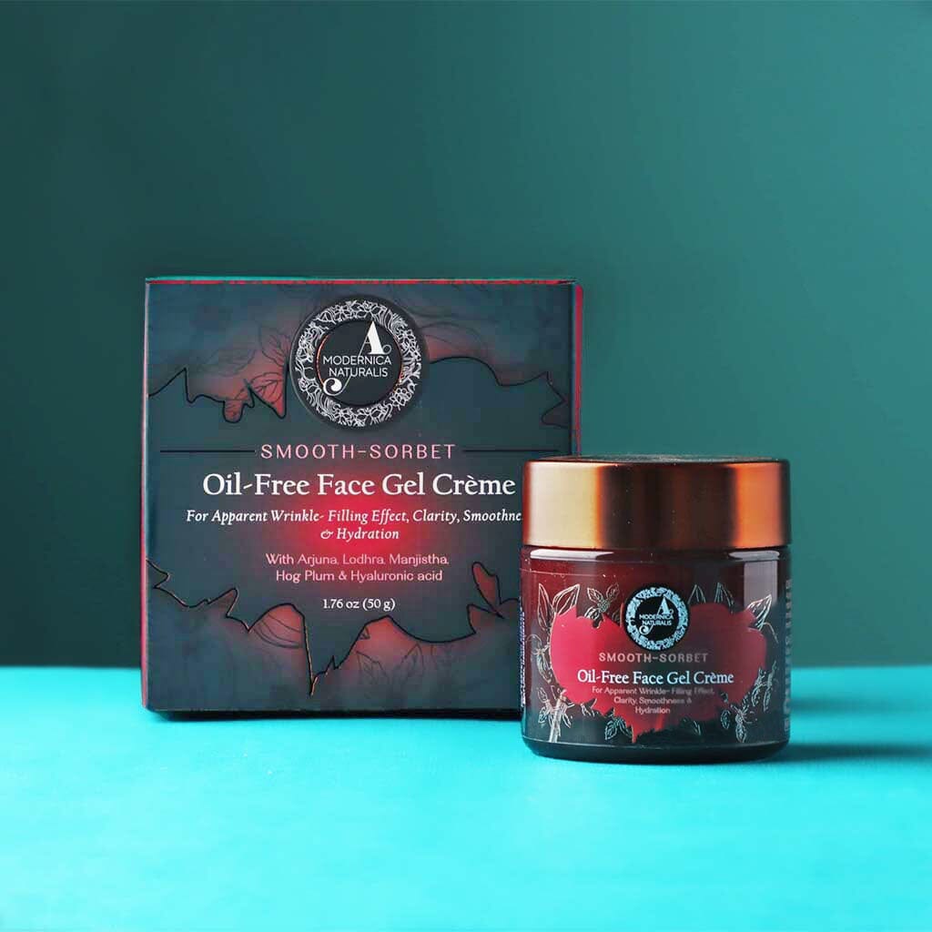 Smooth-Sorbet | Oil-Free Face Gel Crème - To Getr Matte Cloud-Like Glow Instantly - For Mature, Aging Skin